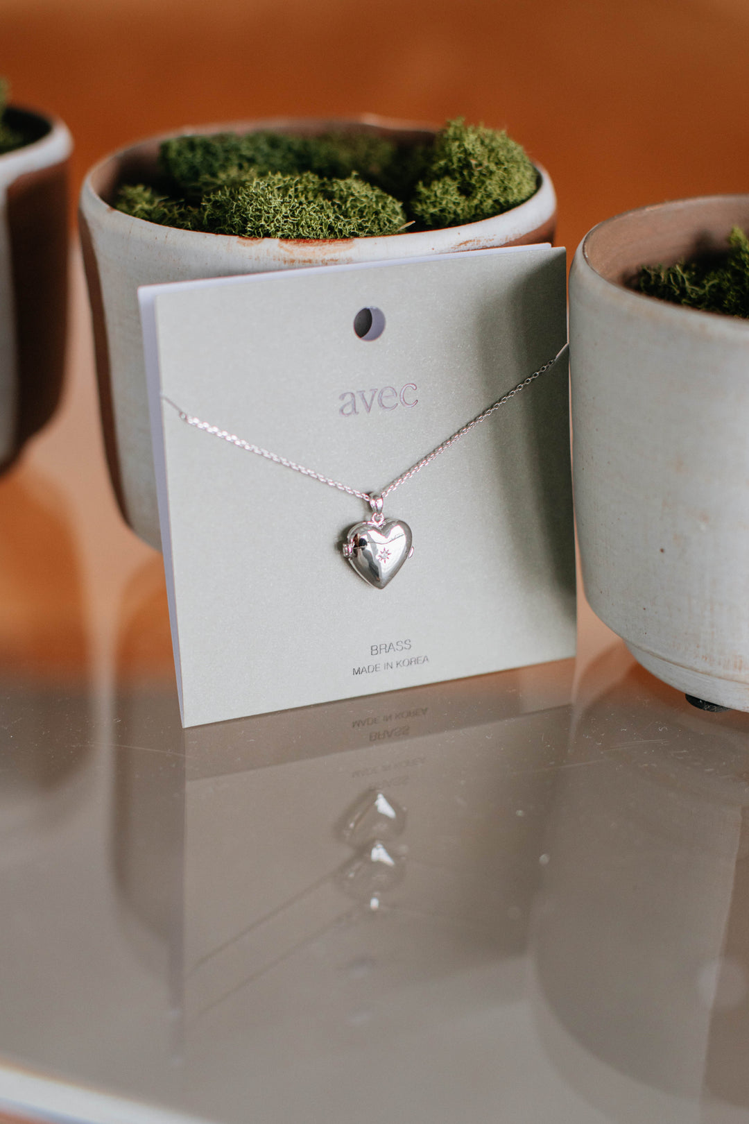 Love Story Locket Necklace - Silver