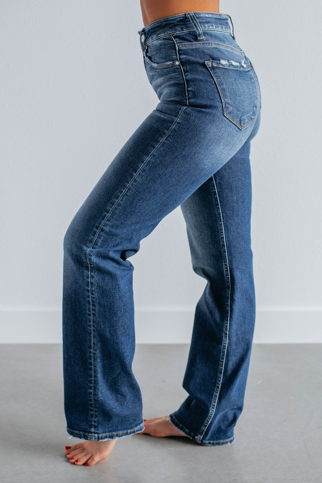 Maranie Risen Jeans - Dark Wash