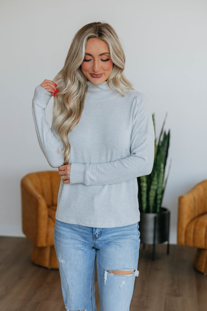 Marceline Long Sleeve Top - Stone