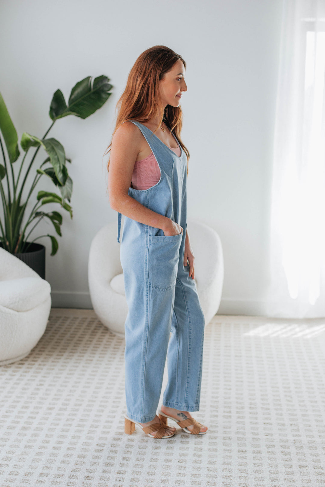 Marlow Denim Overalls - Light Wash