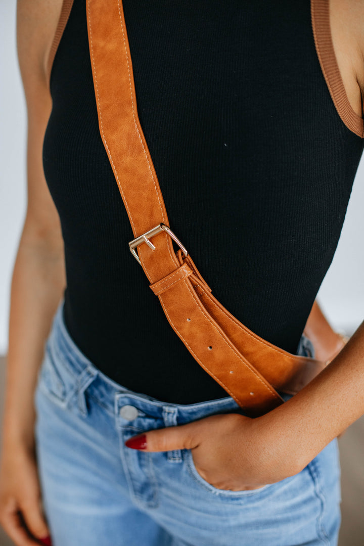 Mattie Crossbody Bag - Cognac