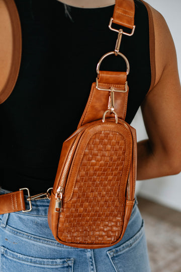 Mattie Crossbody Bag - Cognac