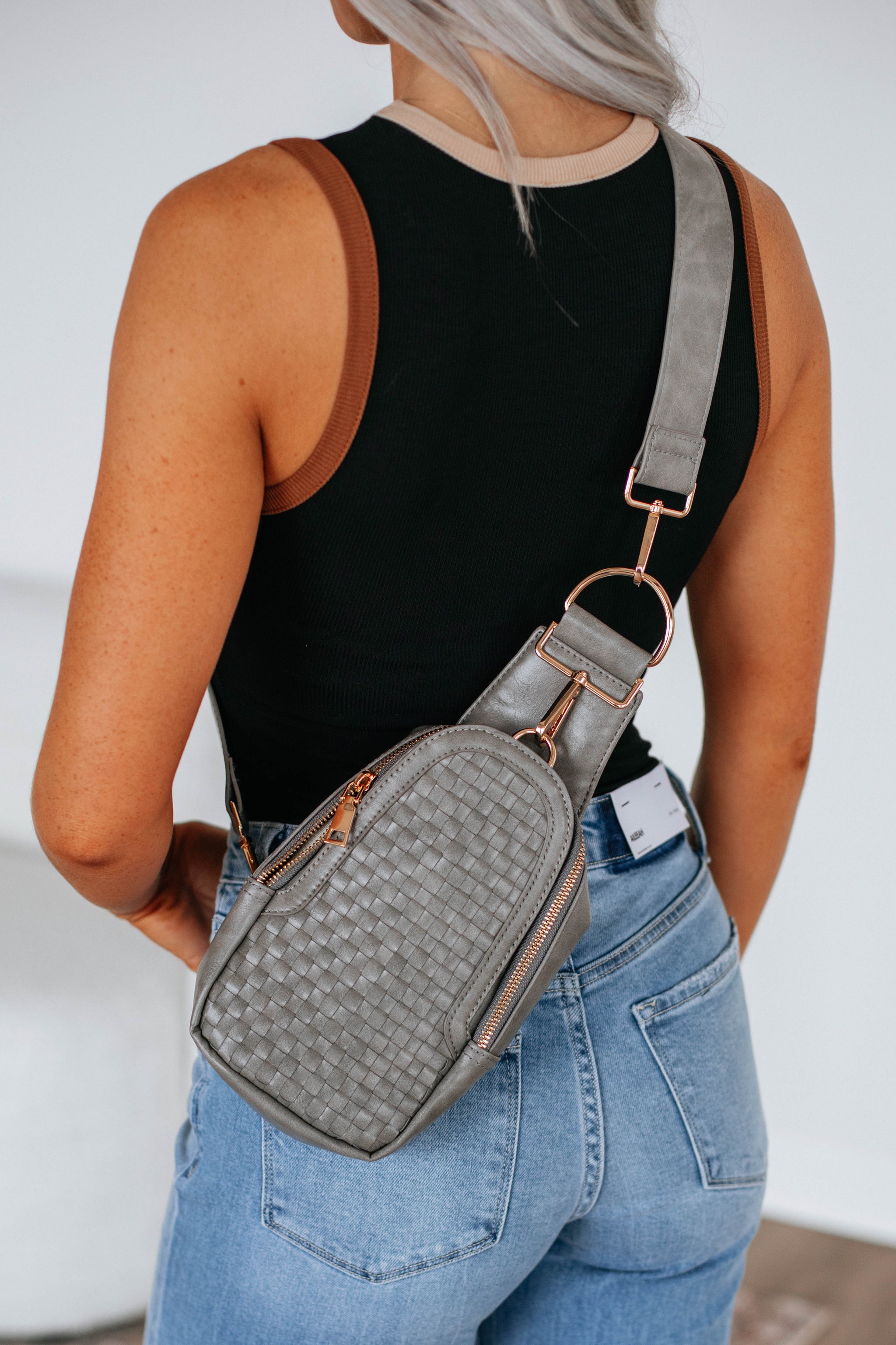 Mattie Crossbody Bag - Stone