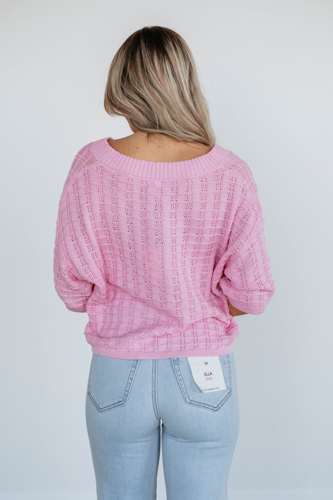 Mayella Knit Top - Bubblegum