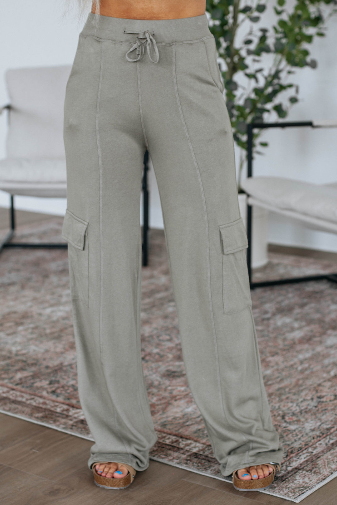 Merritt Lounge Cargo Pants - Moss