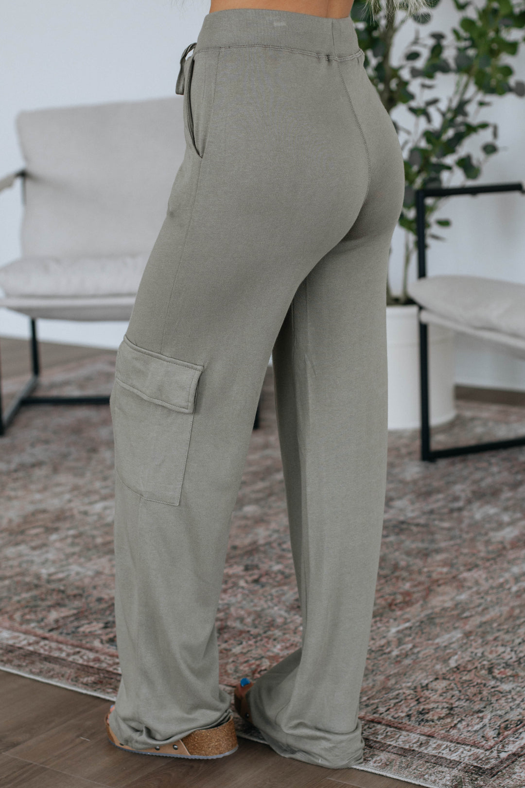 Merritt Lounge Cargo Pants - Moss