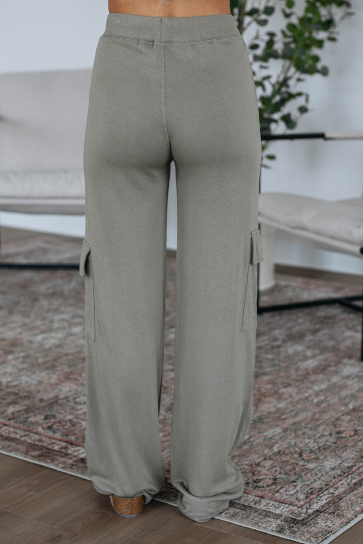 Merritt Lounge Cargo Pants - Moss