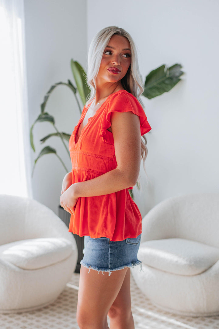 Michaela Top - Coral