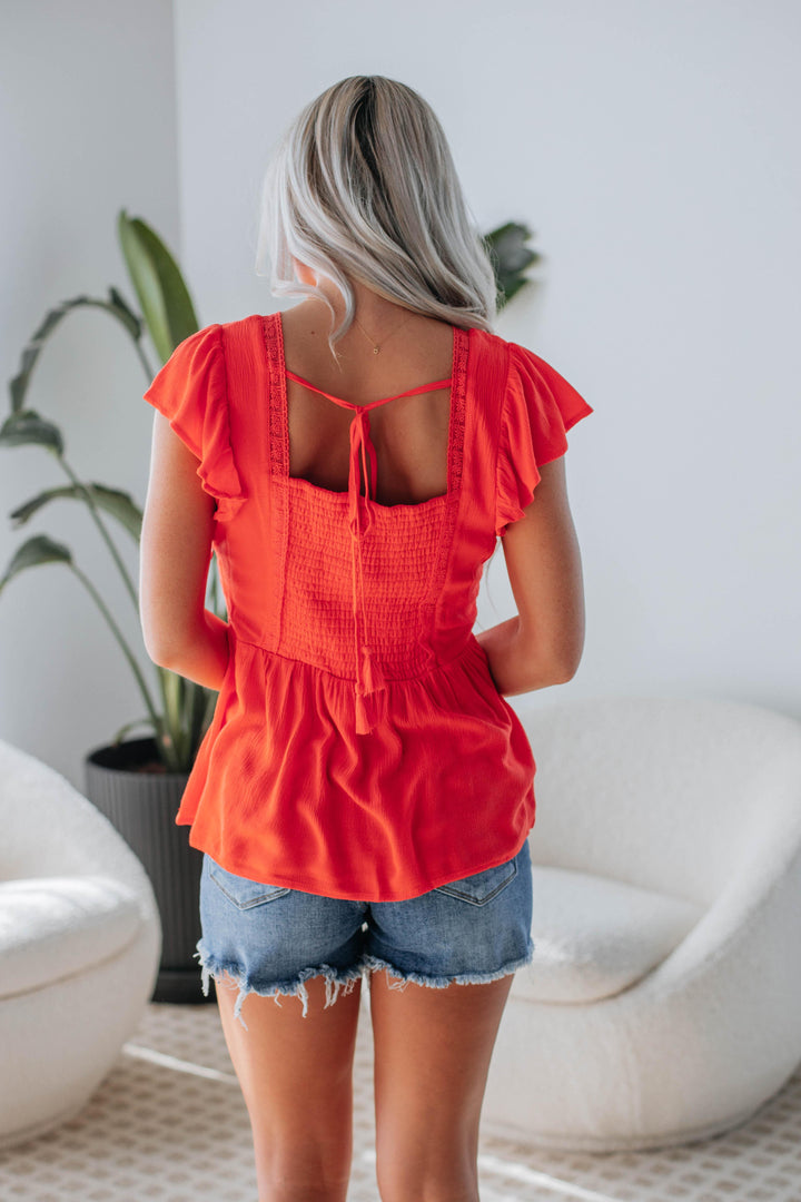 Michaela Top - Coral