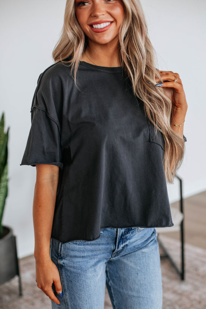 Moran Basic Top - Charcoal