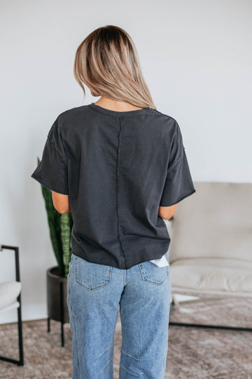 Moran Basic Top - Charcoal