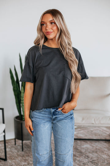 Moran Basic Top - Charcoal