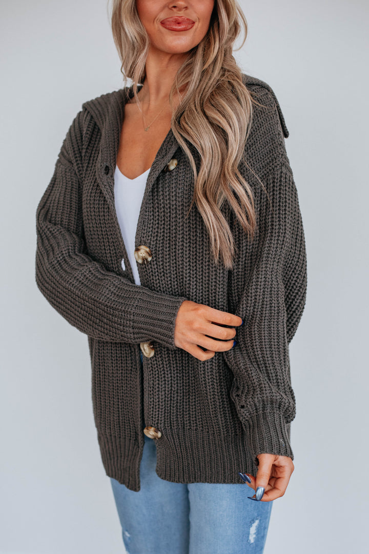 Moriah Knit Cardigan - Ash