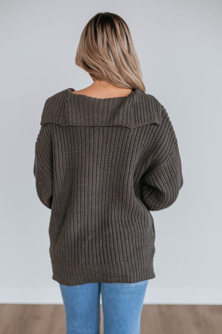 Moriah Knit Cardigan - Ash