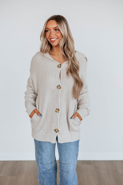 Moriah Knit Cardigan - Ecru