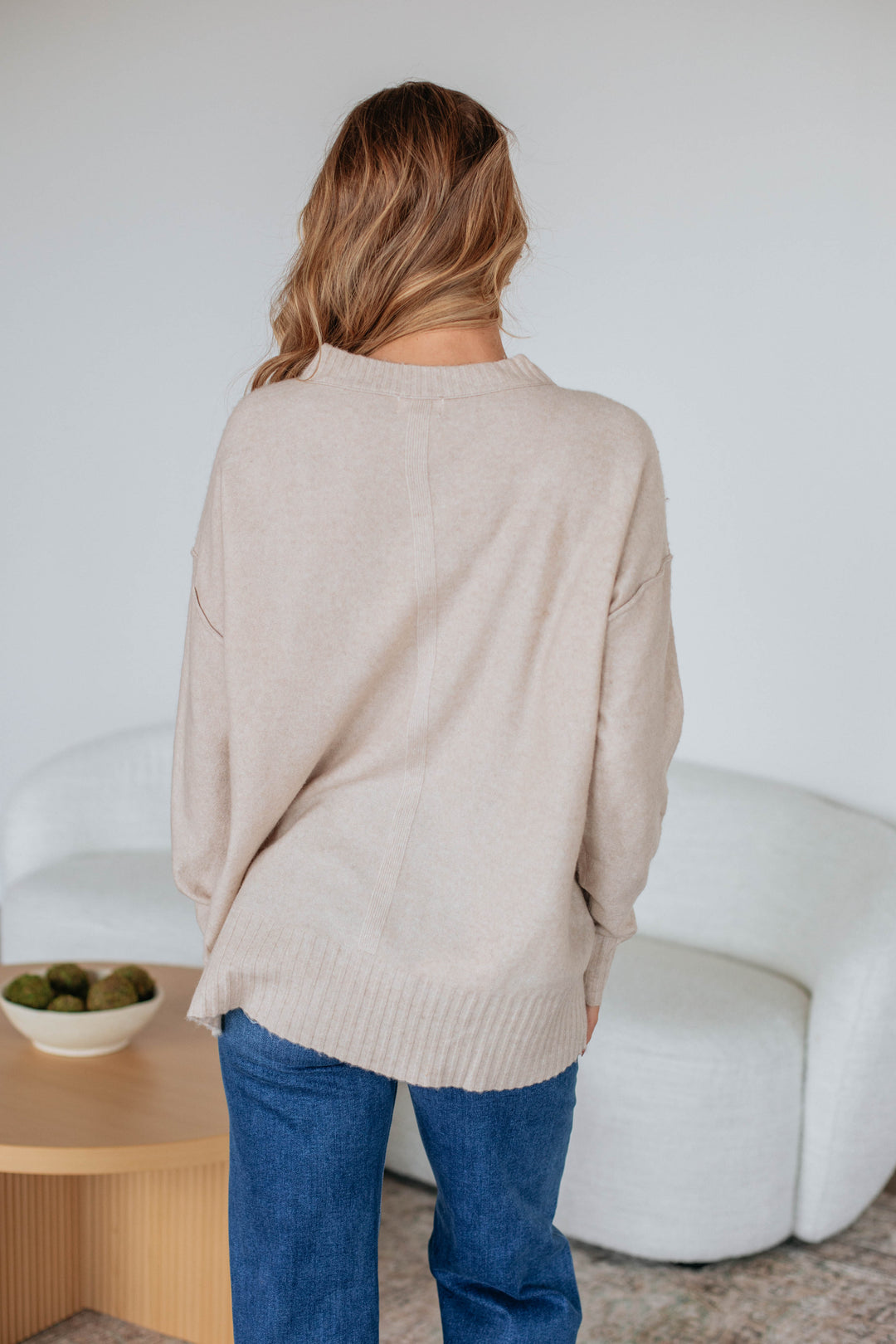 Naomi Knit Sweater - Oatmeal