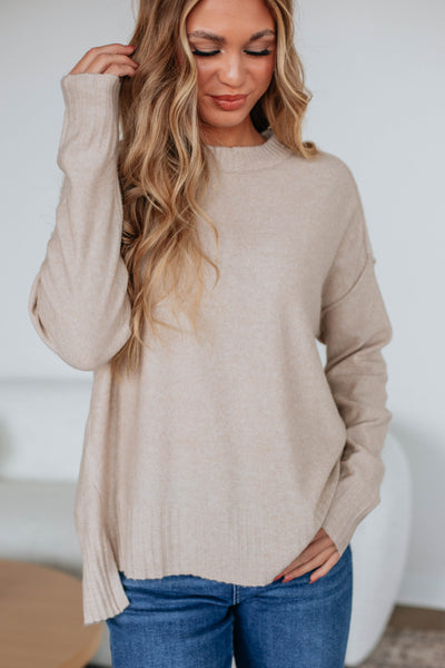 Naomi Knit Sweater - Oatmeal