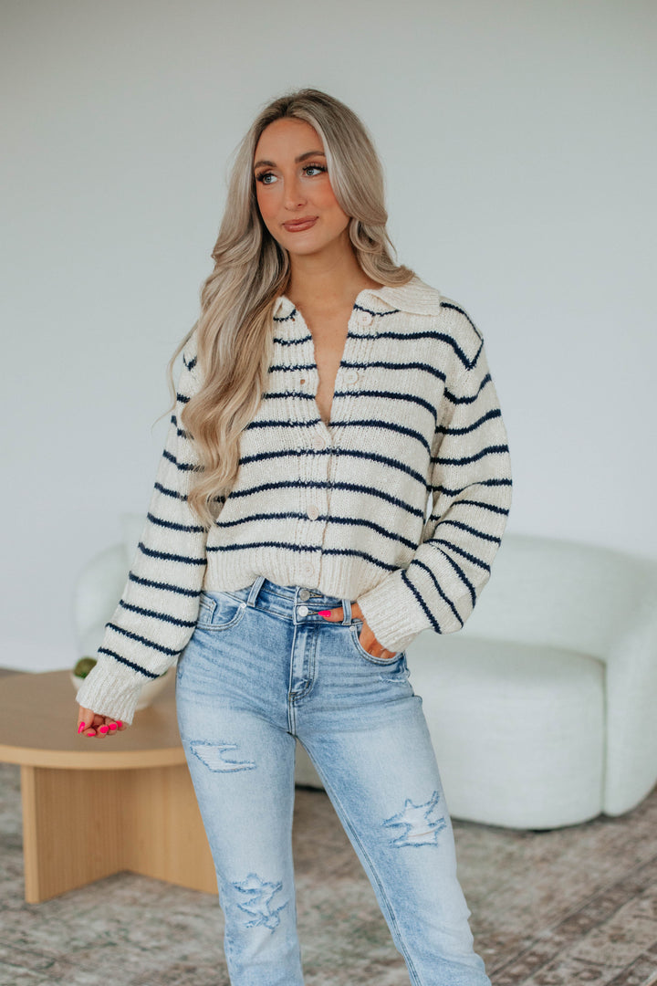 Nataleigh Striped Cardigan