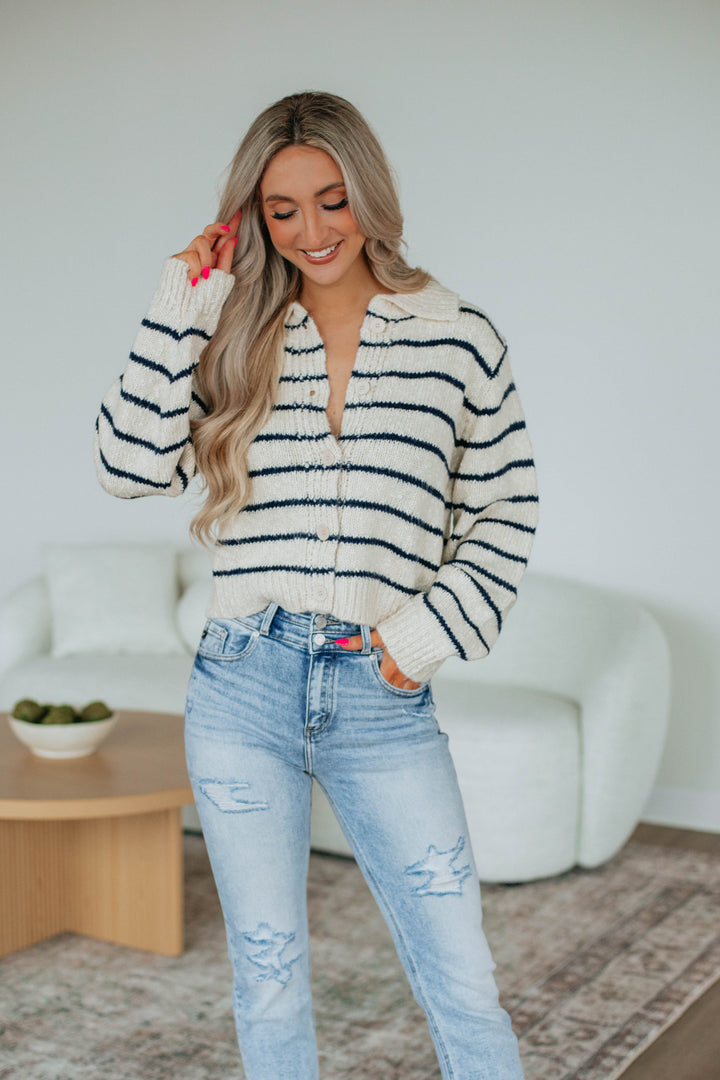 Nataleigh Striped Cardigan