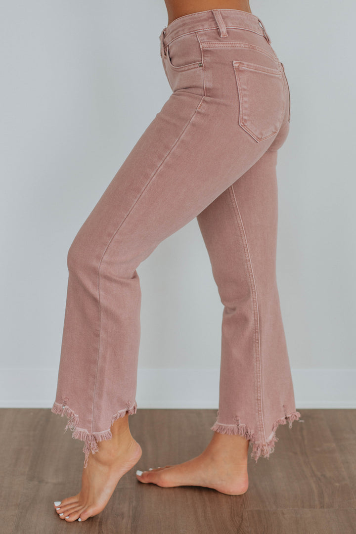 Neona Risen Jeans - Mauve