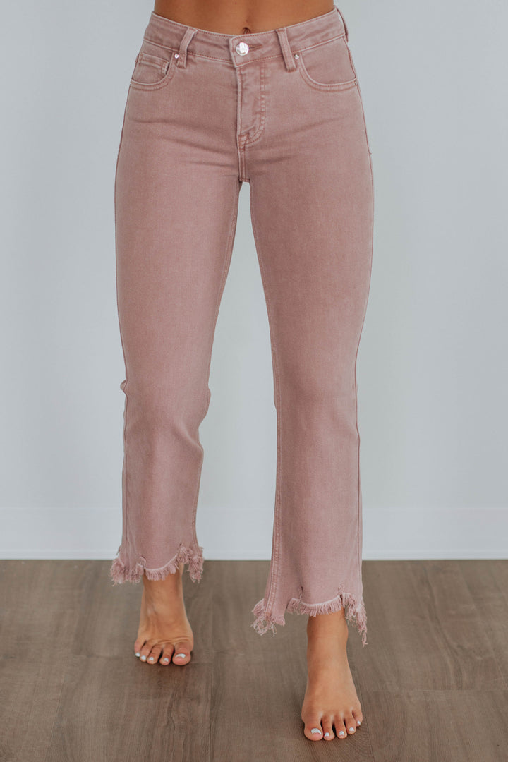 Neona Risen Jeans - Mauve