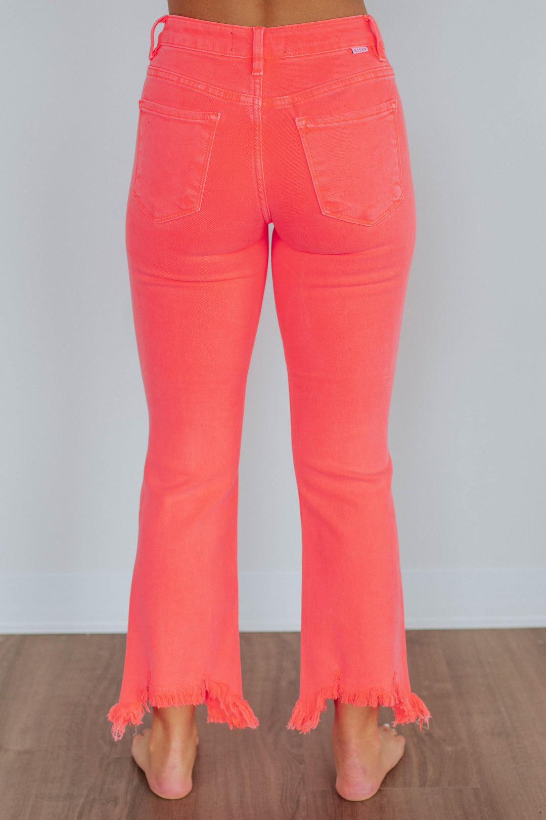 Neona Risen Jeans - Neon Coral