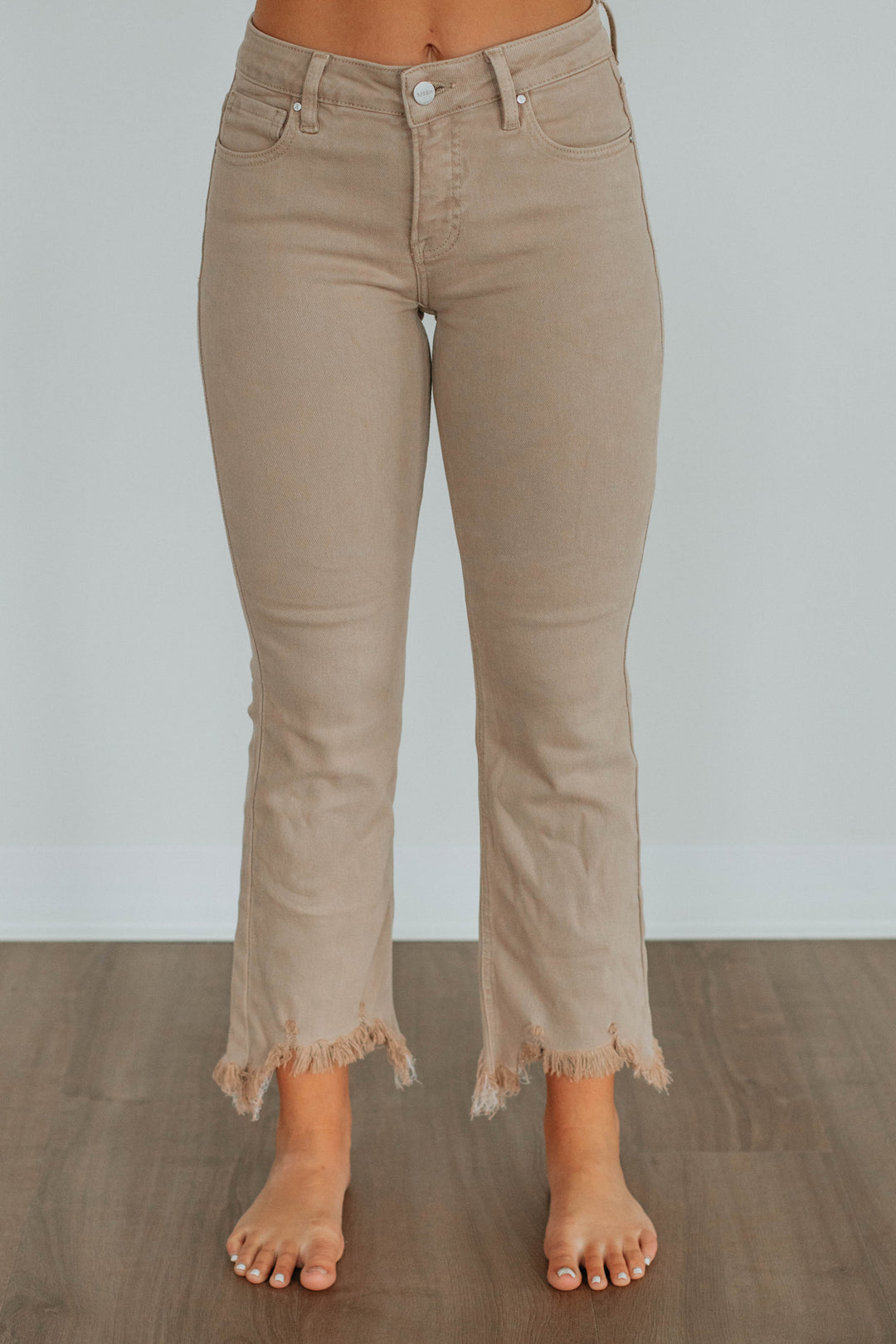 Neona Risen Jeans - Taupe