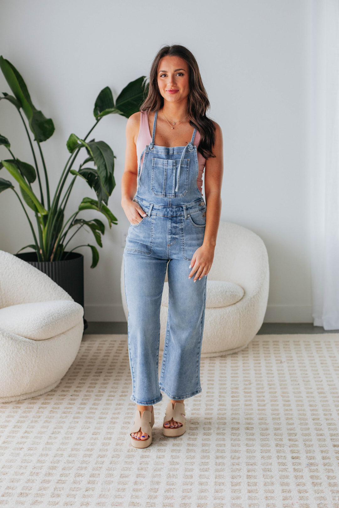 Nolan Risen Denim Overalls