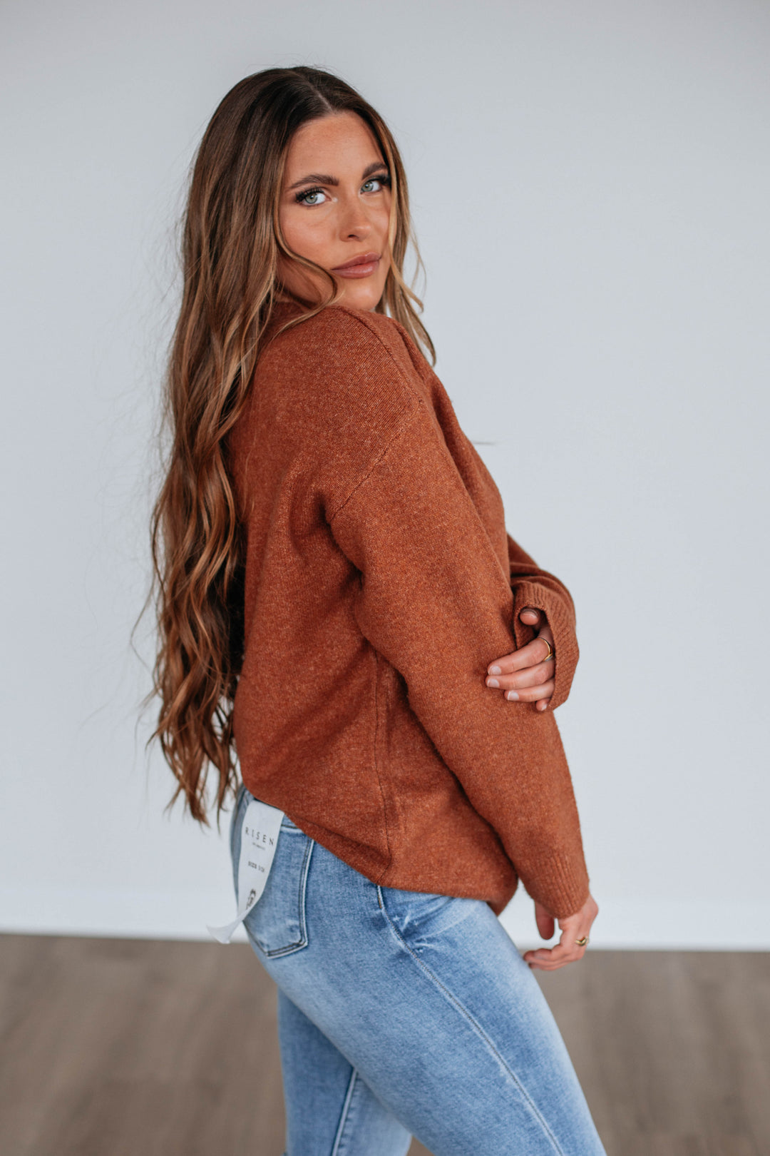 Nolia Knit Sweater - Rust