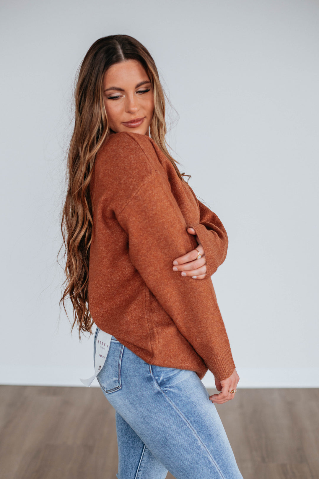 Nolia Knit Sweater - Rust