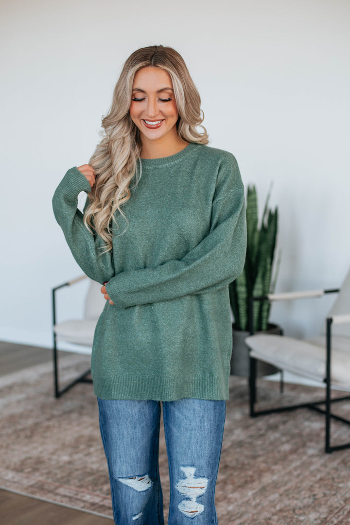 Nolia Knit Sweater - Spruce