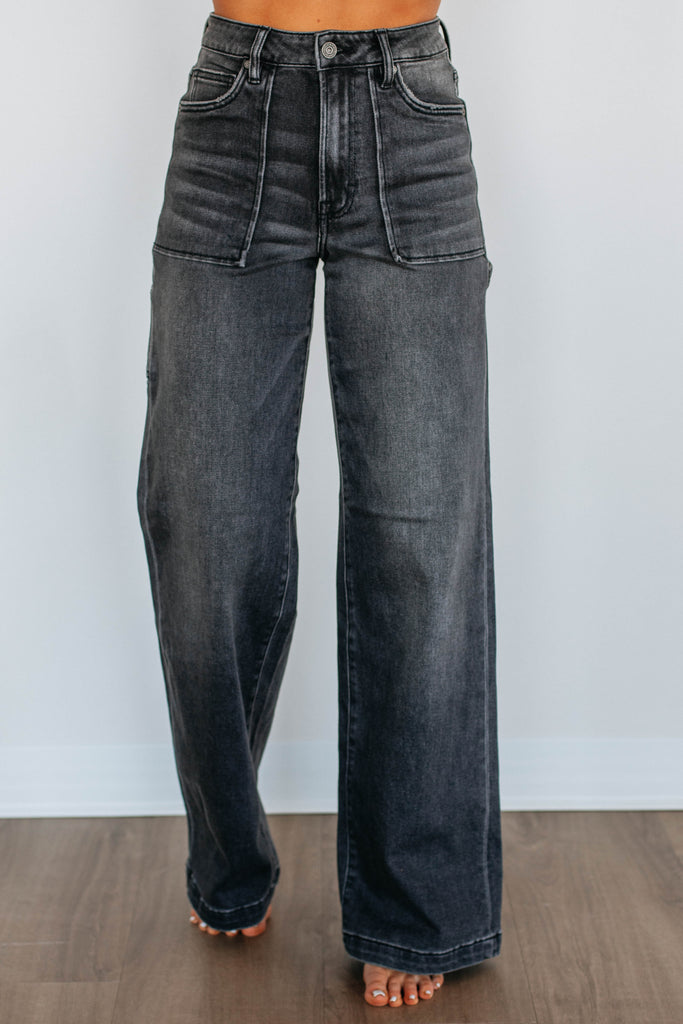 Nori Hidden Jeans - Vintage Black