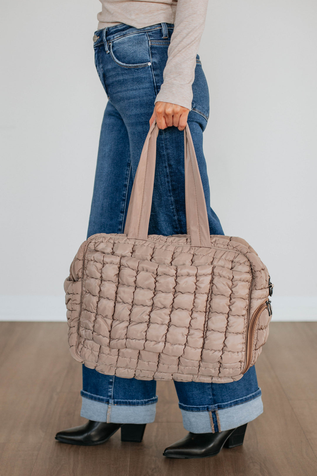 Off The Grid Quilted Weekender Bag