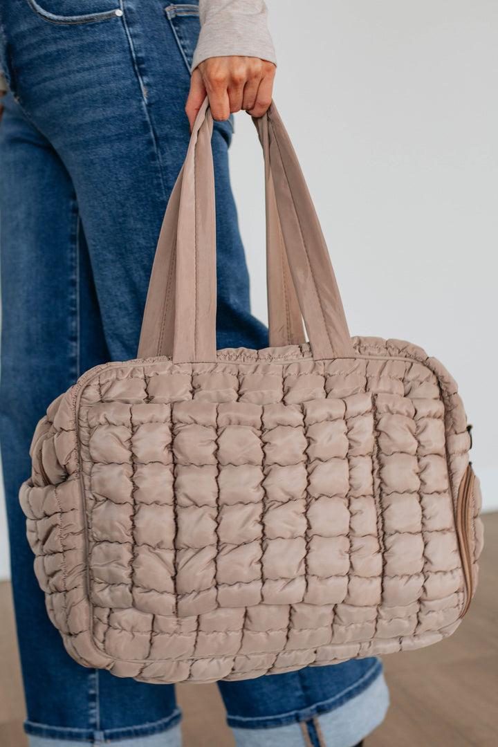 Off The Grid Quilted Weekender Bag