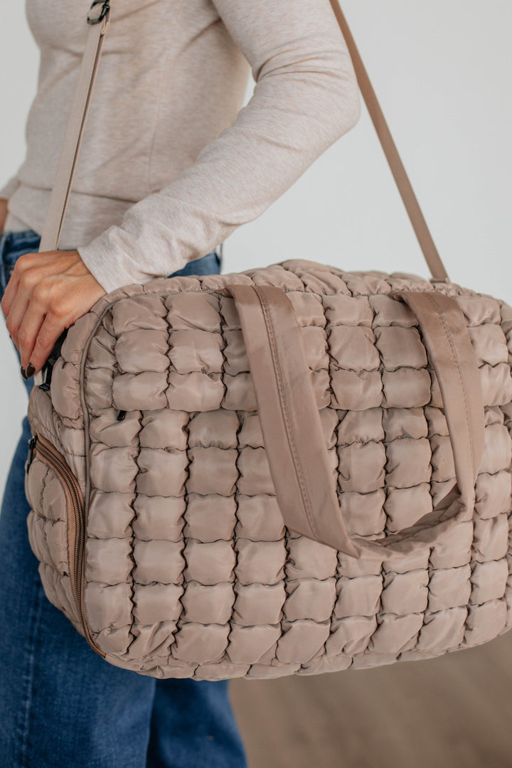 Off The Grid Quilted Weekender Bag