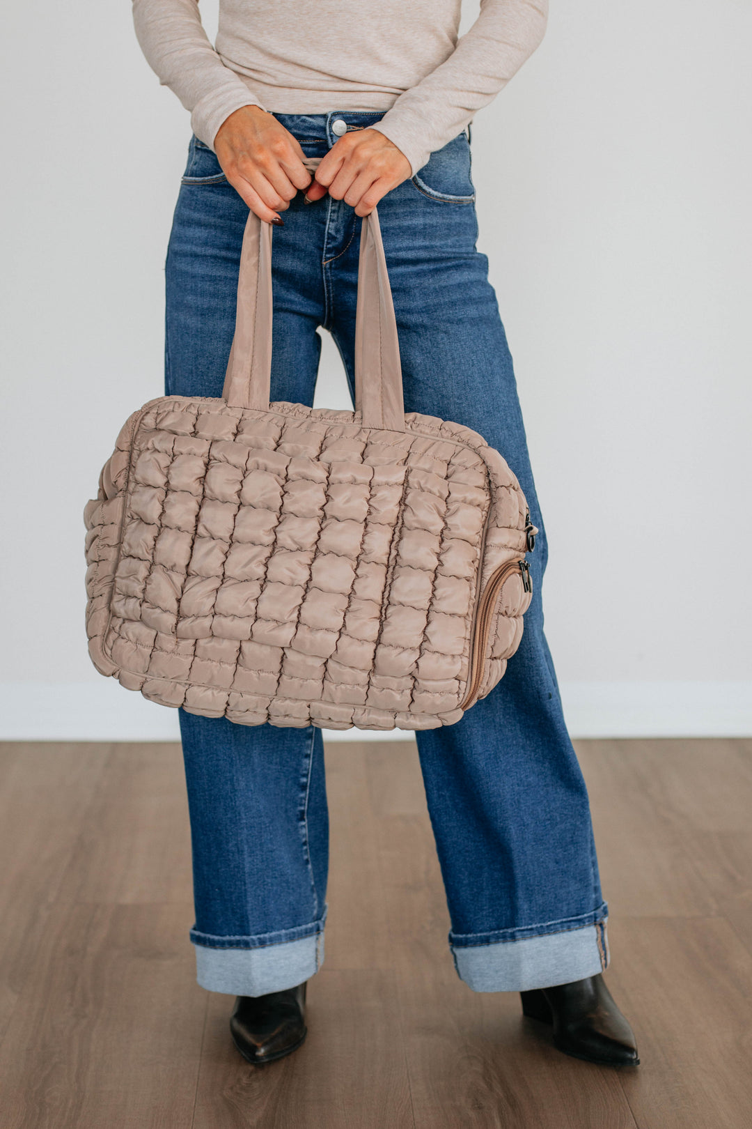 Off The Grid Quilted Weekender Bag