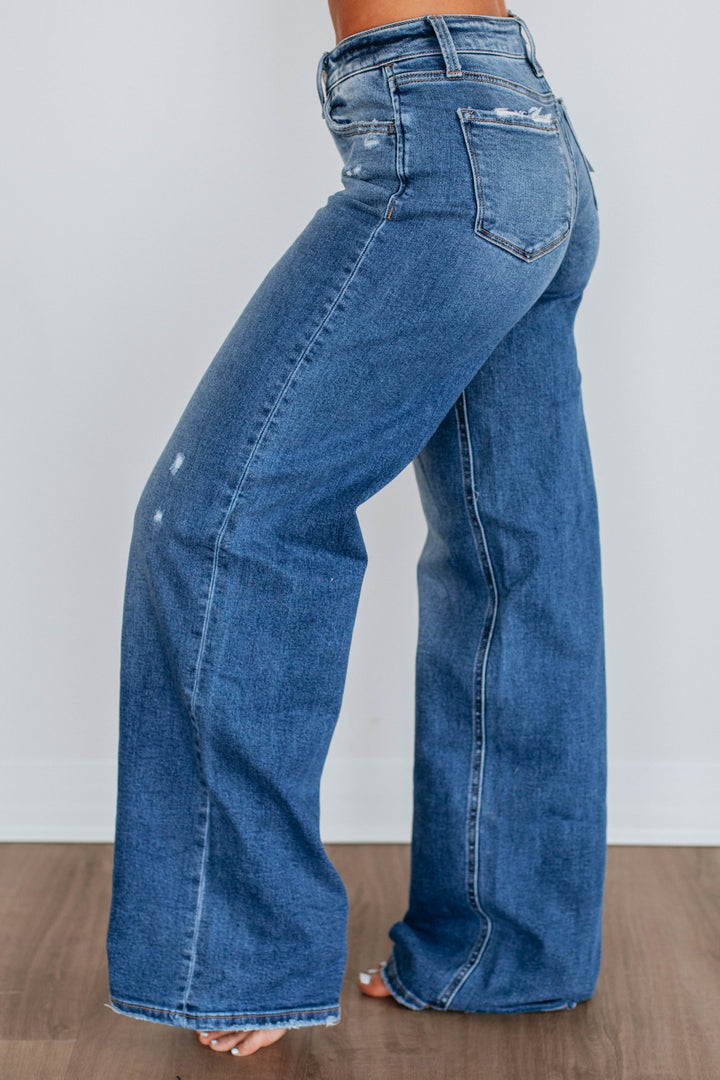 Olivia Vervet Jeans - Dark Wash