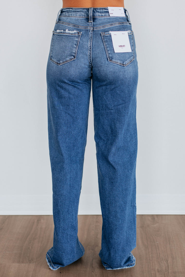 Olivia Vervet Jeans - Dark Wash