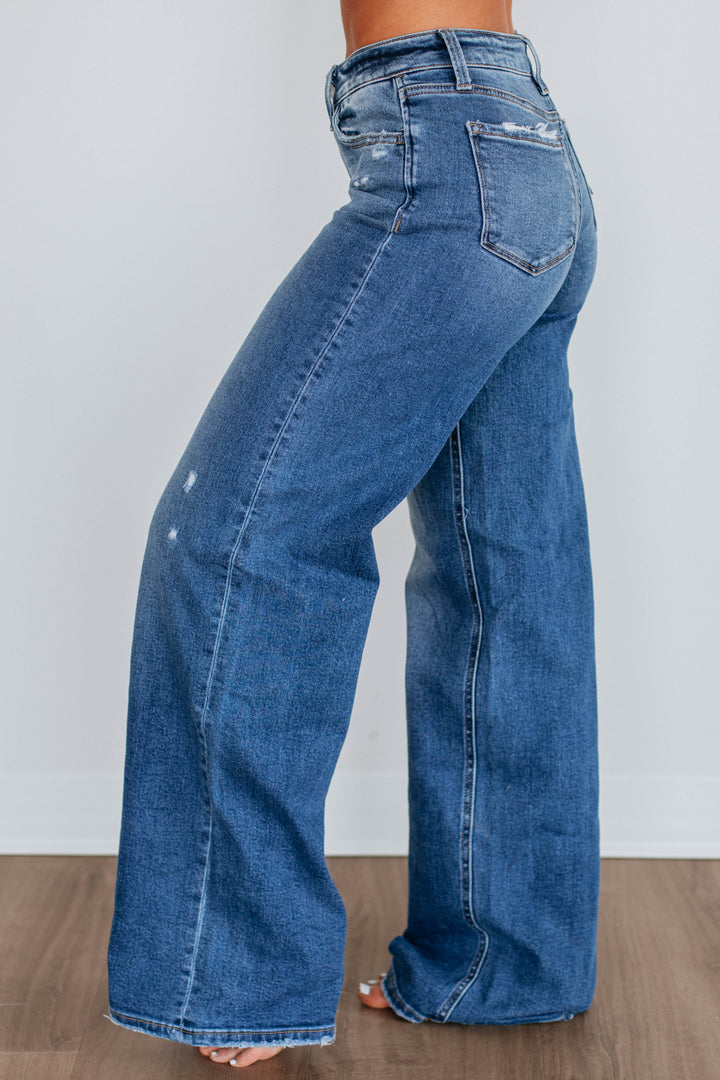 Olivia Vervet Jeans - Dark Wash