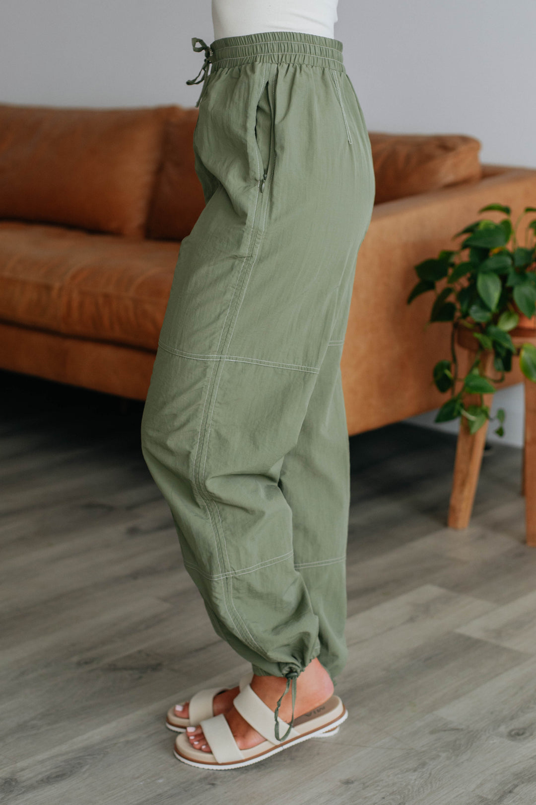 On The Go Pants - Dark Olive