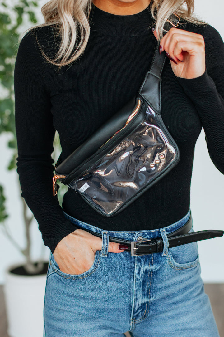 Only The Essentials Bum Bag - Black