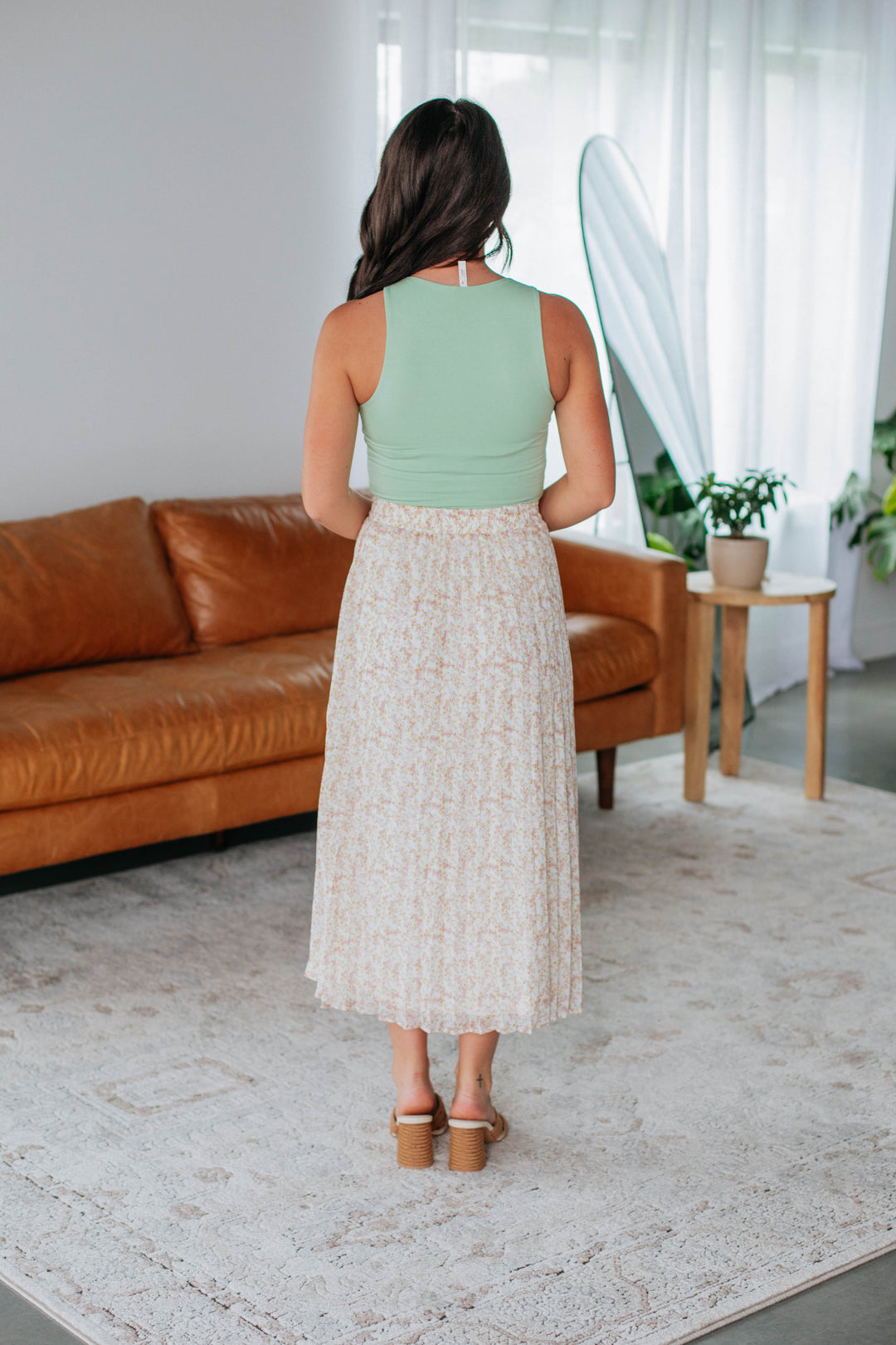 Orson Midi Skirt - Cream Mix