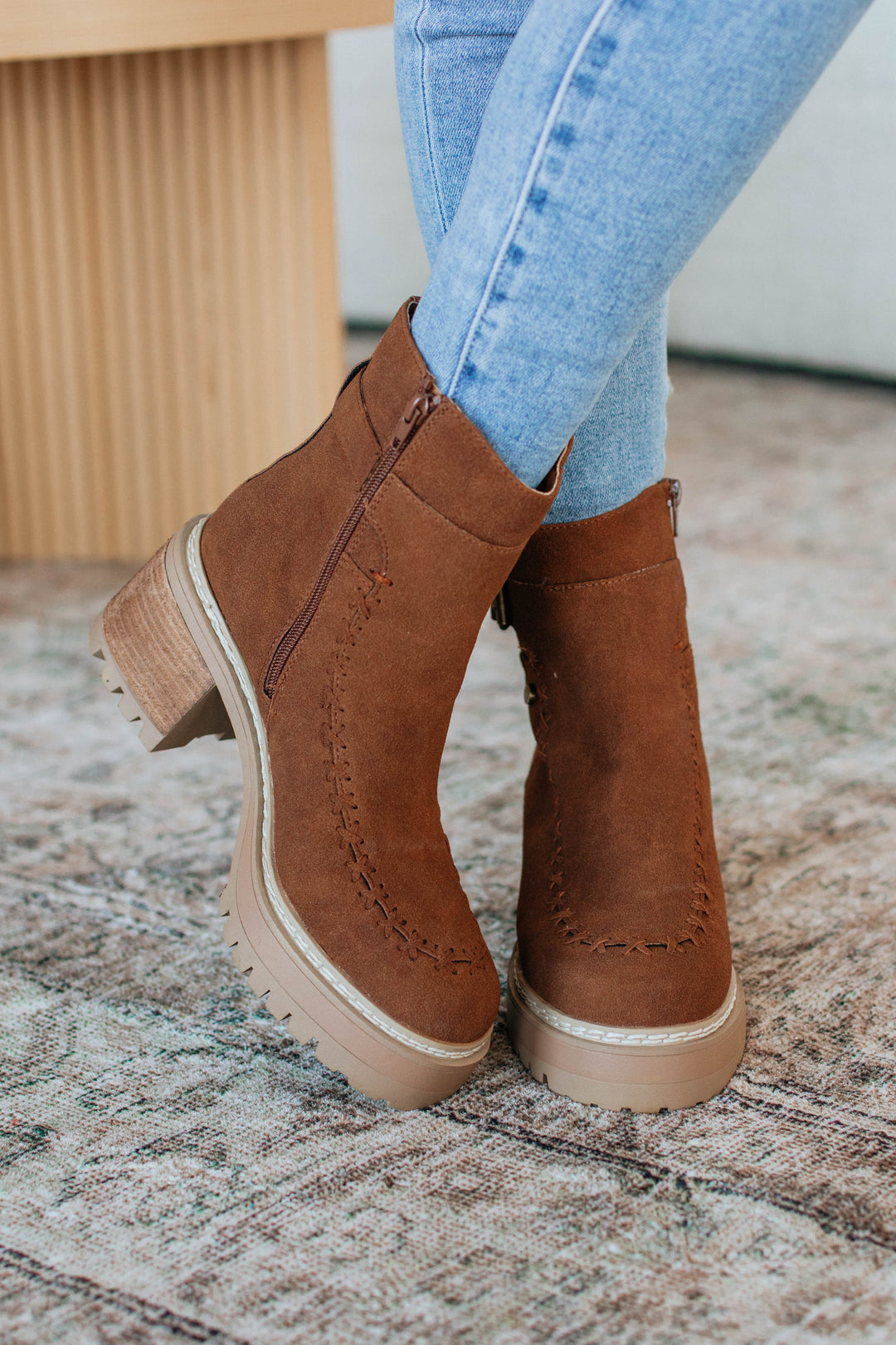 Playing By Your Rules Boots - Cognac