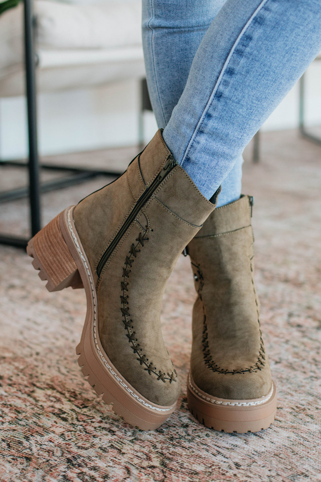 Playing By Your Rules Boots - Khaki