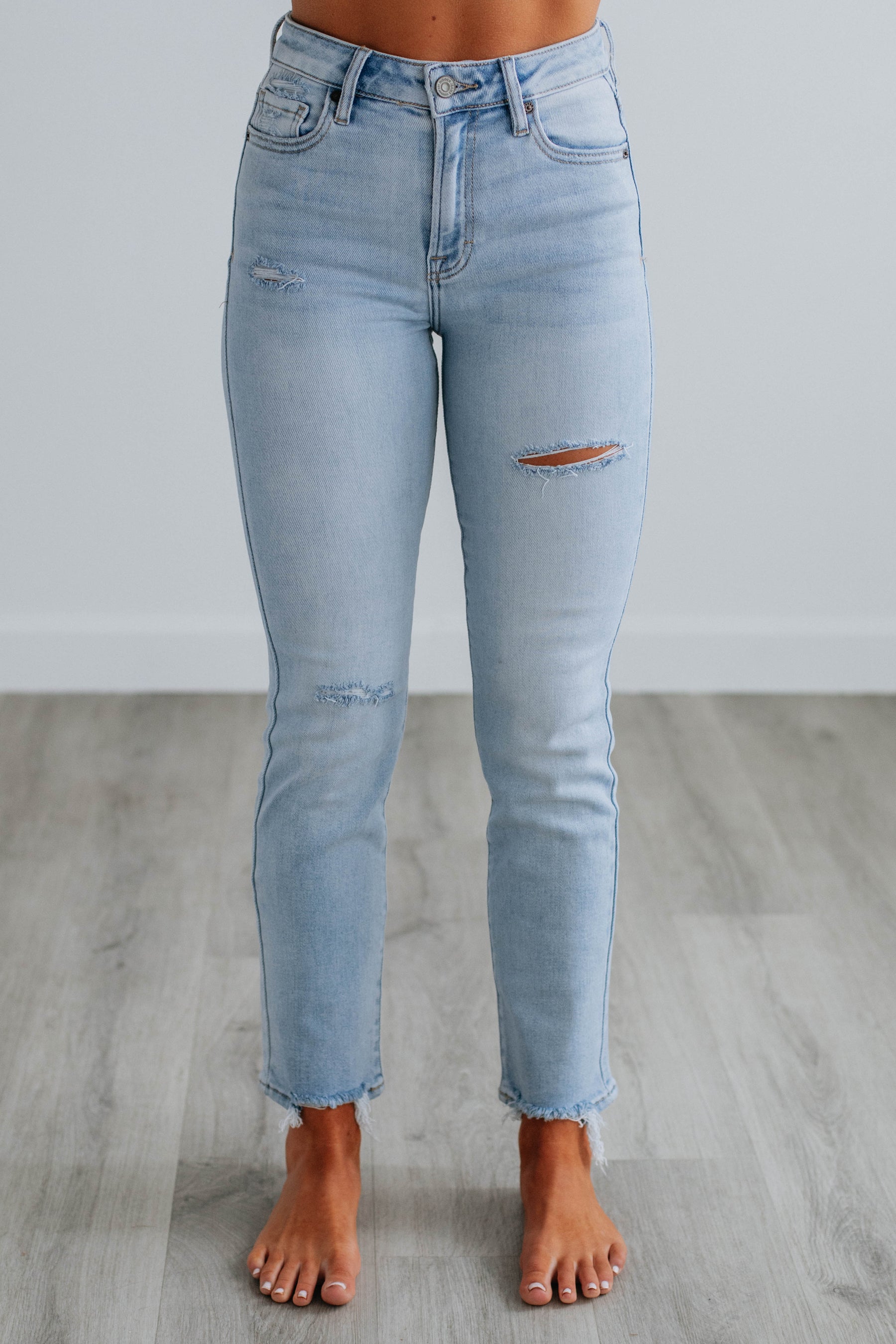 Quinn Hidden Jeans - Light Wash – Wild Oak Boutique