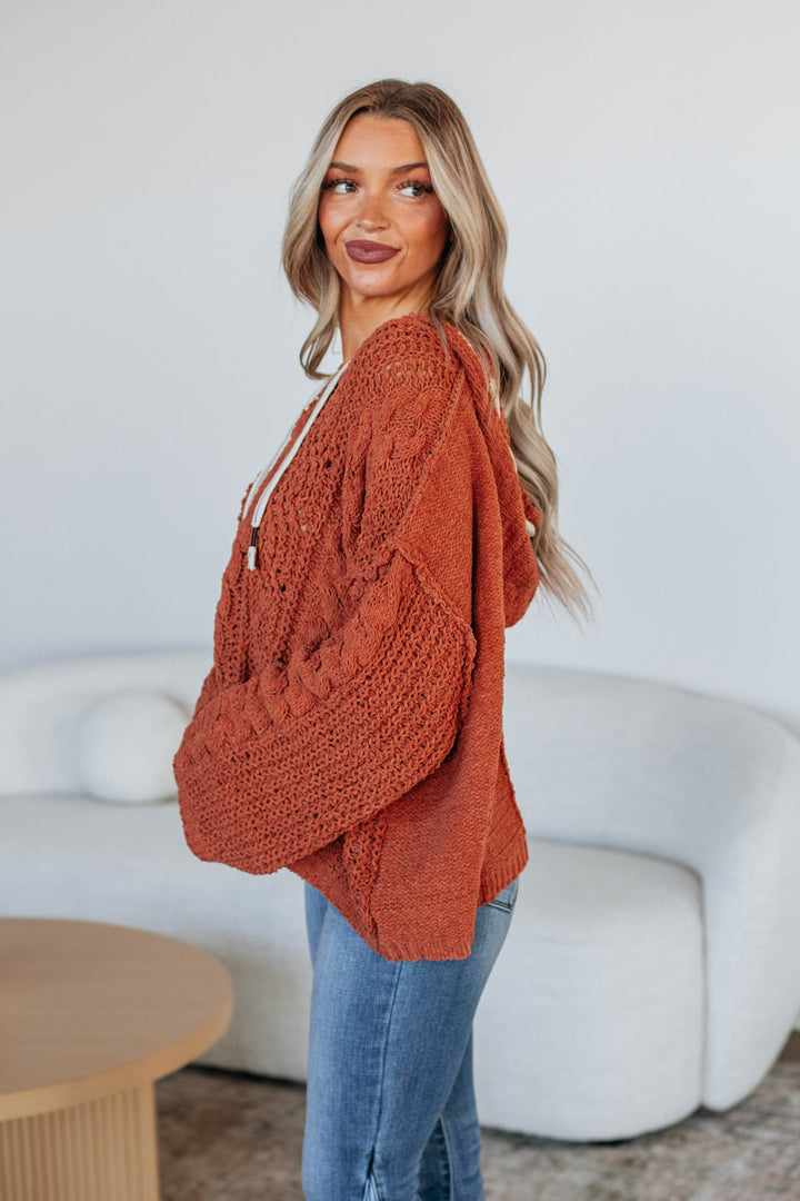 Ranelle Knit Pullover - Burnt Orange