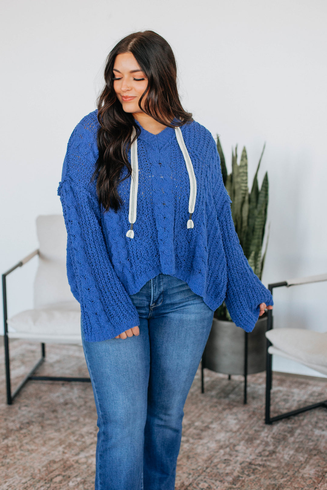 Ranelle Knit Pullover - Royal Blue