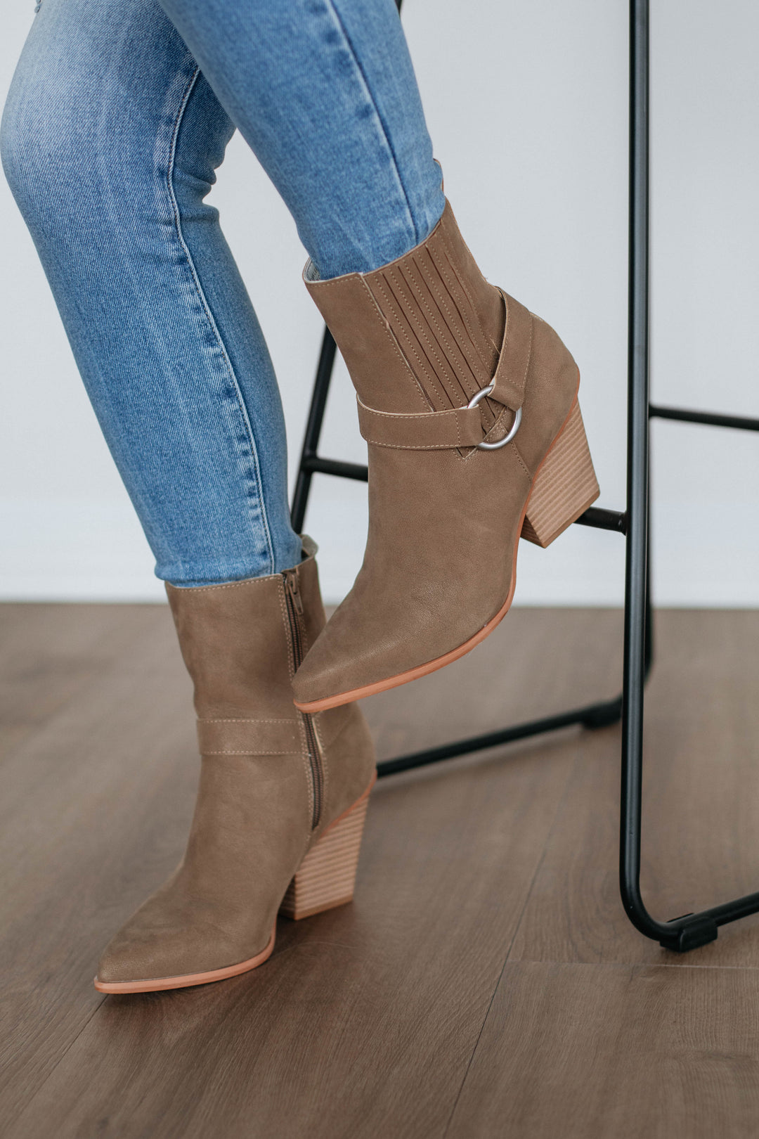 Reckless Attitude Boots - Dark Taupe