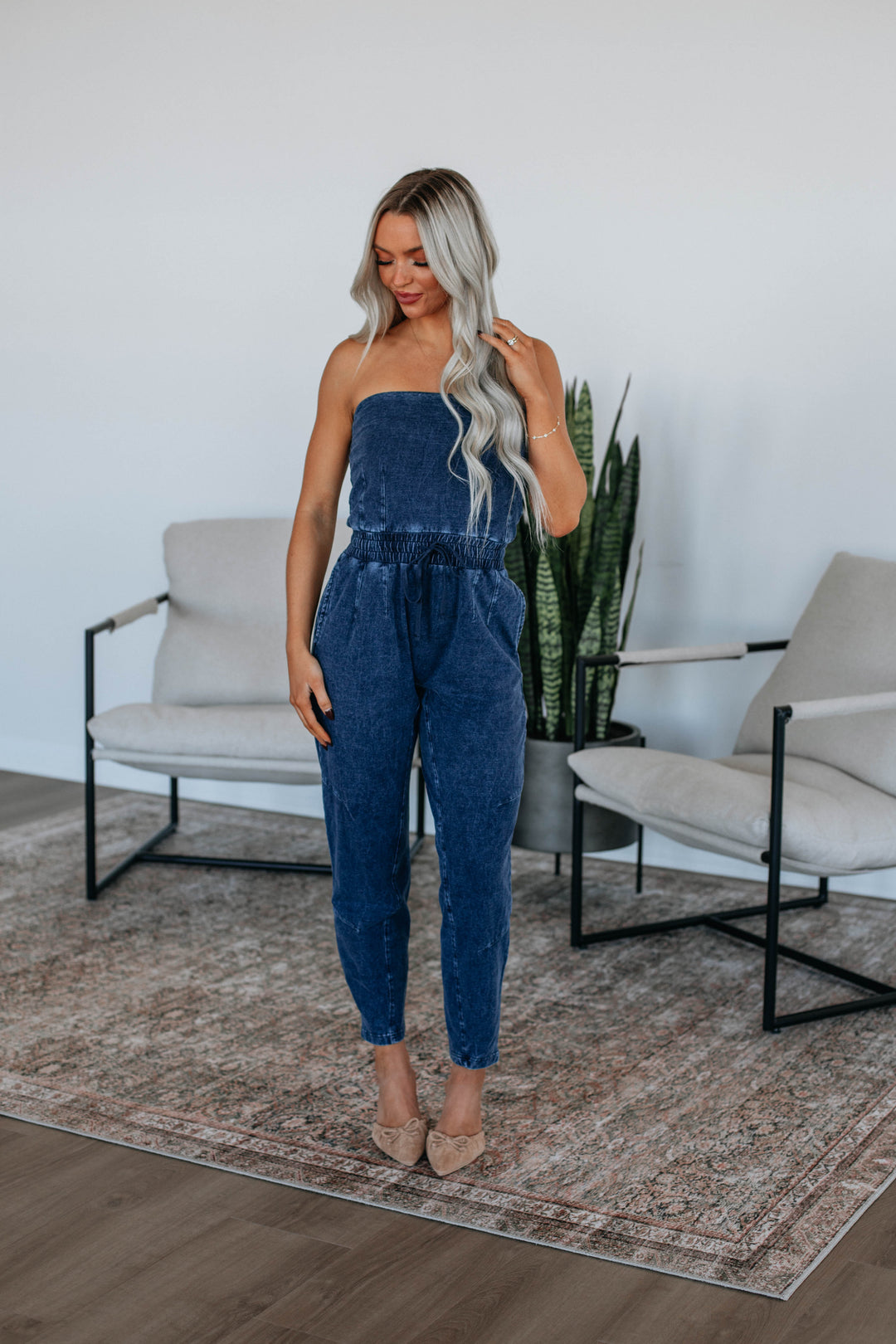 Kaye Jumpsuit - Navy