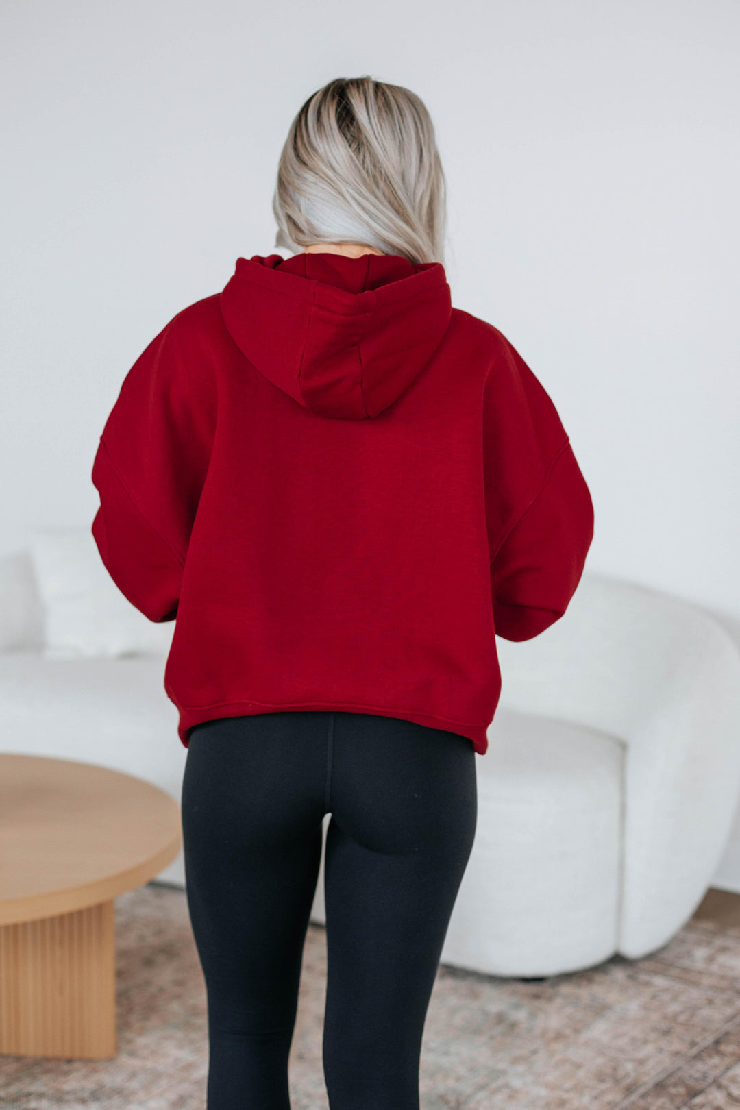 Reyes Lounge Hoodie - Crimson